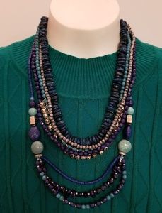 Blue and Turquoise Necklace